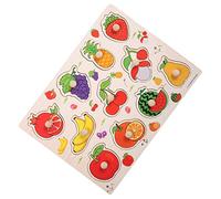CIYODO Puzzle Legno Per Educativo Interattivo Per Sviluppare e Coordinazione Genitore- Montessori Frutta