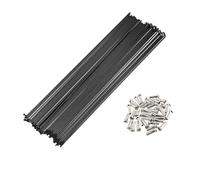 CIYODO Raggi per Bicicletta Facile Installazione 260mm Nero 100 Set in Acciaio 45# e Design Ottimizzato per Bici da Corsa e Pieghevole per Manutenzione Fai-da-Te