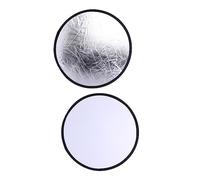 CIYODO Riflettore Fotografico Portatile 2 Pezzi Forma Rotonda Accessorio Per Fotografia Supporto Per Riflettore Luminoso 2 in 1