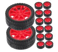 CIYODO Ruote di Ricambio per Auto Giocattolo 30 Mm, Set da 40 Pezzi per Modelli Robot STEM, Compatibili Assi 2 Mm, per Progetti Scientifici e Macchinine Ragazzo Ragazza