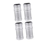 CIYODO Saliera Multifunzione e Spargipepe in Plastica Alimentare, Set Da 4 Pezzi Grande Capacità, Per Uso Domestico e Cucina, Bottiglie Di Condimento Riutilizzabili Facili Da Pulire