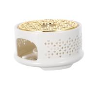 CIYODO Scalda Teiera in con Supporto per Candela Tealight Base Stabile per Riscaldamento Tè e Caffè Accessorio per Cerimonia del Tè Riscaldatore per Tavolo