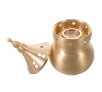 CIYODO Scaldamani Catalitico in Ottone a Forma di Zucca Portatile, Mini Riscaldatore Tascabile per Campeggio ed Escursionismo, Dispositivo di Riscaldamento Vintage per Climi Freddi