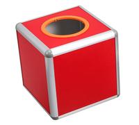 CIYODO Scatola per Lotteria Quadrata in Alluminio Raffinato per Biglietti e Palline Design Invisibile Resistente e Riutilizzabile