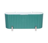 CIYODO Scatola Portaoggetti per Trucco 3 Scomparti e Coperchio, Contenitore Trasparente per Dischetti Struccanti e Cotton Fioc, Organizer Compatto per Cosmetici da Casa e Viaggio,