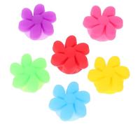 CIYODO Segnabicchieri in Silicone A Forma Di Fiore Per Bicchieri Da Vino Decorativi E Riutilizzabili Per Feste E Raduni