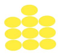 CIYODO Set 10 Pezzi Pellicole Filtro Tramonto Giallo in Pet per Lampade Spot Bordo Liscio Leggero da Trasporto per Fotografia Atmosfera Luci