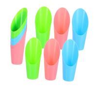 CIYODO Set 12 Palette in Plastica per Invasatura Bonsai e Piante Grasse, Piccole Pale da Giardinaggio per Terriccio, Strumenti Compatti e Colorati per Micro Paesaggistica in Vaso, Adatti