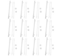 CIYODO Set 12 Pezzi Cornici per Appendere Poster con Ganci per Quadri e Catena Supporto Porta Striscione per Festival Barra per Gancio Poster 30Cm per Esposizioni Negozi e Decorazioni