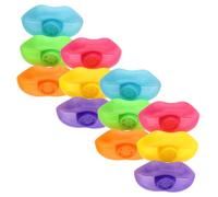 CIYODO Set 12 Pezzi Fischietti Giocattolo Per Bambini Colorati in Plastica, Strumenti Musicali Divertenti Per Festa e Scuola, Fischietti Sicuri Ed Ergonomici Per Bimbi