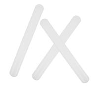 CIYODO Set 3 Pezzi Piccolo Mattarello Francese in Plastica Alimentare Antiaderente 2,5x23 Cm - Rullo per Impastare Fondente e Torte senza Manico, Utensile Cucina per Pasticceria