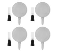 CIYODO Set 4 Pezzi Soffiatori Per Lenti Fotocamera Spazzola Morbida, Strumento Manuale Per Pulizia Obiettivi e Rimozione Polvere, Portatile Per Fotografi e Uso in Viaggio