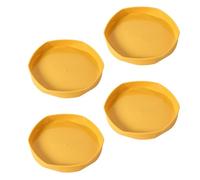 CIYODO Set 4 Sottovasi in Plastica per Piante, Vassoi Medi Antigoccia per Giardino e Interni, Resistente a Luce Solare e Vento, Vassoi Raccogli Acqua per Balcone e Fioriere