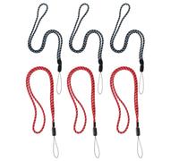 CIYODO Set 6 Pezzi Laccetti da Collo Regolabili per Cellulare Porta Cellulare da Collo Elastico Retrattile Cordino Multiuso per Chiavi Badge e Bottiglia Uso Casa Ufficio Viaggi