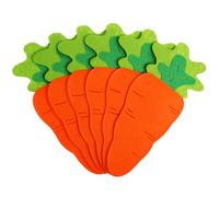 CIYODO Set 6 Sacchetti Porta Posate a Forma di Carota Pasquali, Buste per Forchette e Taglierini, Decorazioni Tavola per Feste di Pasqua e Banchetti Familiari, Accessori Cucina Colorati
