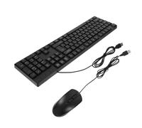 CIYODO Set Combo Tastiera e Mouse USB Tastierino Numerico per Pc Adatto Casa Ufficio Café senza Ritardi o Ritardi nell'Uso