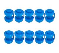 CIYODO Set da 10 Tappi per Pali di Recinzione Salterello in Plastica Accessori per Salterello Copertura di Sicurezza per Rete Fissaggio Stabile per Uso Esterno in Giardino