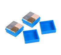 CIYODO Set Di 8 Cubi Di Metallo Di Uguale Massa in Rame Alluminio E Ferro Per Studiare La Massa Della Densità Custodia in Plastica