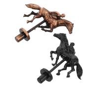 CIYODO Set Di Accessori Per Tavolo Da Corsa Di Figura Di Cavallo Di Ricambio Per Gioco Metallo Da Collezione Statuette Gioco Oggetto Di Scena Per Tavolo Da Corsa