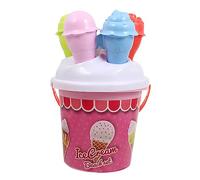 CIYODO Set Di Giocattoli Da Spiaggia Forma Gelato Attrezzi Per Scavare La Sabbia Giocattoli Per Ragazzo Ragazza Plastica Sicura