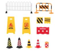 CIYODO Set Di Modelli Mini Di Blocchi Stradali Segnaletica Stradale Giocattoli Barricata Per Ragazzo Ragazza Pensiero Creativo Problem Solving