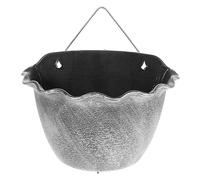 CIYODO Set Portavasi Da Parete Sospesi in Plastica e Metallo, Fioriera Da Parete Per Piante Succulente, Vaso Da Fiori Decorativo Per Interni Ed Esterni, Per Balcone e Soggiorno