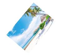 CIYODO Sfondo Hawaiano Albero Di Cocco E Spiaggia Per Decorazioni Hawaiane Feste Estive Sfondo Per Fotografia Di Spiaggia