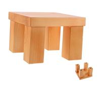 CIYODO Sgabelli Mini in Legno Espositore Per Decorazioni Per Interni Sgabello Per Fotografia Materiale in Legno Trattamento Speciale Ad Alta Temperatura E Rivestimento