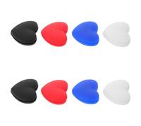 CIYODO Smorzatore in Gomma per Racchetta da Tennis a Forma di Cuore Accessorio per Corde e Racchette 8 Pezzi Assorbimento degli Urti e Riduzione delle Vibrazioni
