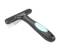 CIYODO Spazzola Per Toelettatura Cani Pettine Sciogli Nodi Per Cane Strumento Rimozione Animali Macinazione Fine Denti Metallo Superficie Liscia Confortevole