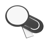 CIYODO Specchio Da Cubicolo Per Monitor Clip, Specchio Retrovisore Convesso Da Scrivania in Plastica Leggera, Riduce Riflessi e Affaticamento, Per Ufficio e Postazioni Di Lavoro