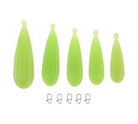 CIYODO Spine per Pratica di Pesca 5 Pezzi, Pesi per Allenamento al Lancio di Esche Artificiali da 7 a 20 G, Accessori Portatili per Migliorare Le Abilità di Lancio in Pesca