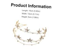 CIYODO Sposa con Stelle in Leggera Fascia per Nozze Feste e Addio al Nubilato Accessorio e Resistente per Damigelle e Principesse
