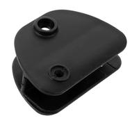 CIYODO Staffa di Supporto per ombrelloni a sbalzo da Giardino, Supporto di Ricambio Nero, Fissaggio rapido in PP per Balcone e superfici morbide