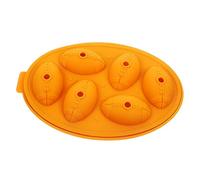 CIYODO Stampo per Ghiaccio Forma Rugby in Silicone Facile per Cocktail e Vassoio per Ghiaccio Leggero e Resistente per in Cucina e Divertimento con Amici