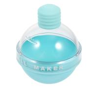 CIYODO Stampo per Palline di Ghiaccio in Silicone con Coperchio, Reticolo Circolare Blu, per Uso Domestico, Bar e Feste, Strumento fare Ghiaccio da Whisky, Regalo Inaugurazione Casa