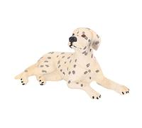 CIYODO Statuine Di Cani Maculati Adorabile Di Cane Ornamento Realistico Cane Per Ragazzo Ragazza Educativo