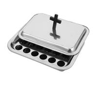 CIYODO stoviglie per la comunione vassoio per bicchieri vino forniture vino forniture d'altare piatto snack fritto stoviglie per feste Acciaio inossidabile