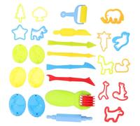 CIYODO Strumenti Argilla per Kit Educativi Pasta Modellabile Colorata per attività Manuali Modelli per Creare e Tagliare Accessori Sicuri e Facili da Impugnare