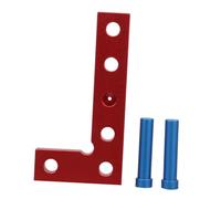 CIYODO Strumento Angolare Alluminio Mini Quadrato da Carpentiere Righello Auto Centrante per Marcatura Precisa Falegnameria Compatto e Resistente per