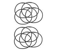 CIYODO Supporto Per Microfono Elastico 10 Pezzi Ammortizzatori in Gomma, Riduzione Vibrazioni, Per Microfoni Da Studio e Supporto a Sbalzo Da Tavolo