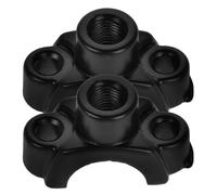 CIYODO Supporto Specchietto Retrovisore Moto in Alluminio, Staffa Fissaggio per Pompa Freno a Disco, Adattatore per Manubrio, Compatibile con Scooter Elettrici e Motociclette,