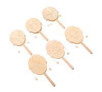 CIYODO Tamburo A Sonagli in Legno Grezzo Forma Di Scimmia Fai Da Te Giocattolo Montessori Per Pittura Decorazioni Artistiche Per Bambini Esposizioni Culturali