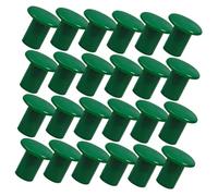 CIYODO Tappi Di Sicurezza Per Canne Da Giardino in Plastica, Coperture Protettive Per Estremità Di Canne, 24 Pezzi, Per Giardini e Recinzioni Esterne, Resistenti Alle Intemperie Ventilazione Integrata