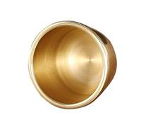 CIYODO Tazza Offerta Acqua Sacra in Rame Spessa per Altare Buddhista Decorazione Casa Elegante con Finitura Liscia Accessorio Buddismo per Meditazione e Cerimonie Religiose
