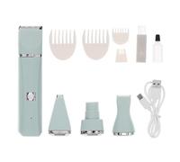 CIYODO Tosatrice Wireless Per Cani E Gatti Rifinitore Elettrico 4 in 1 Strumento Di Toelettatura Senza Fili Muta Del Pelo Rasatura Precisa E Sicura Per Piccoli E Grandi Animali Domestici