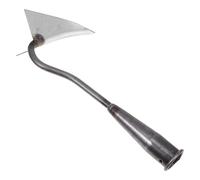 CIYODO Triangolare in Ferro Zincato per Giardinaggio da Scavo e Diserbo Multifunzione Attrezzo per Lavorazione Terreno e Piantagione Ortaggi Resistente e Durevole Uso Agricolo e