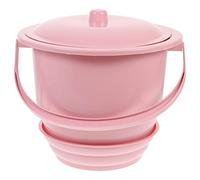 CIYODO Urinal Bucket Spittoon With Lid Thickened PP Plastic Portable Household Urine Container With Non Slip Base And Handle Practical Night Pot For Home Use