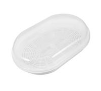 CIYODO Vaporiera per Microonde Ovali con Coperchio Contenitore Vapore per Verdure e Pesce Resistente e Sicuro per Dieta Equilibrata e Uso Prolungato