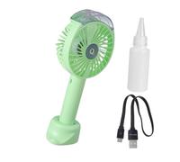 CIYODO Ventilatore Portatile Usb Con Nebulizzatore Mini Raffrescatore Silenzioso Per Uso Domestico e Viaggio Velocità Funzione Umidificatore Design Ergonomico e Compatto